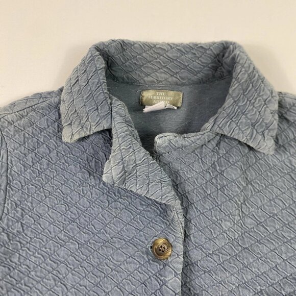 The Territory Ahead Jacket Mens Large Blue Quilted Button Front Cotton Made USA - Picture 3 of 8